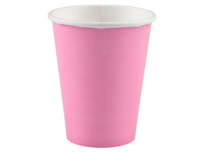 Partybecher rosa Pappbecher