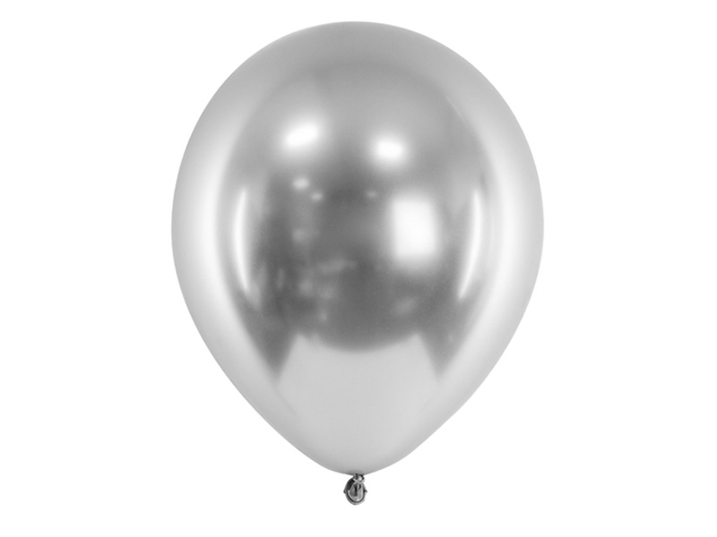 Luftballons silber metallic glossy Ballons