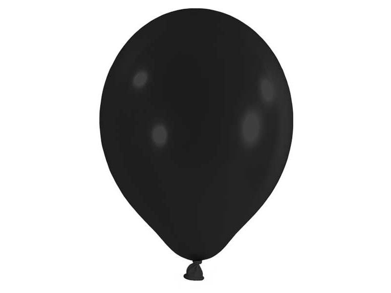 Luftballons schwarz Latexballons