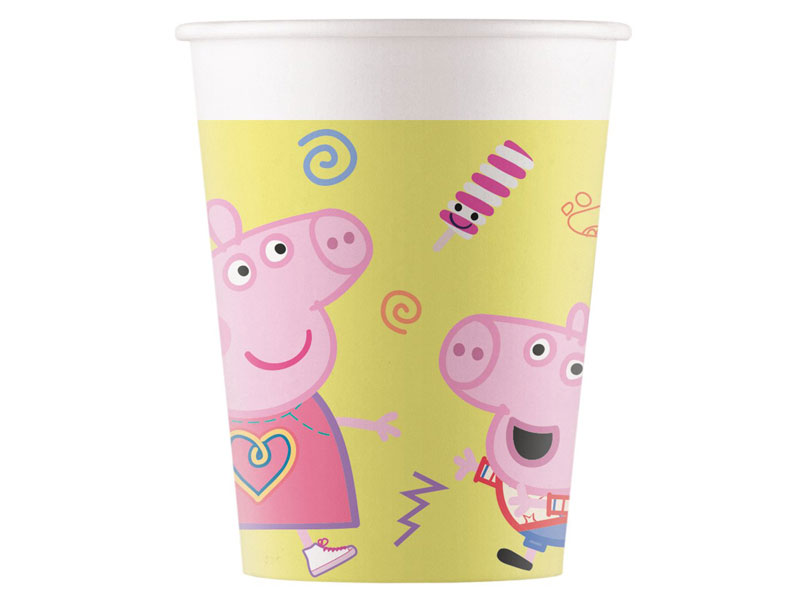 Partybecher Peppa Wutz Pappbecher Peppa Pig