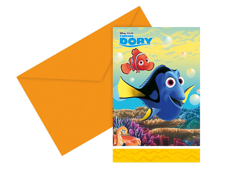 Geburtstagseinladungen Findet Nemo Einladungskarten Findet Dorie