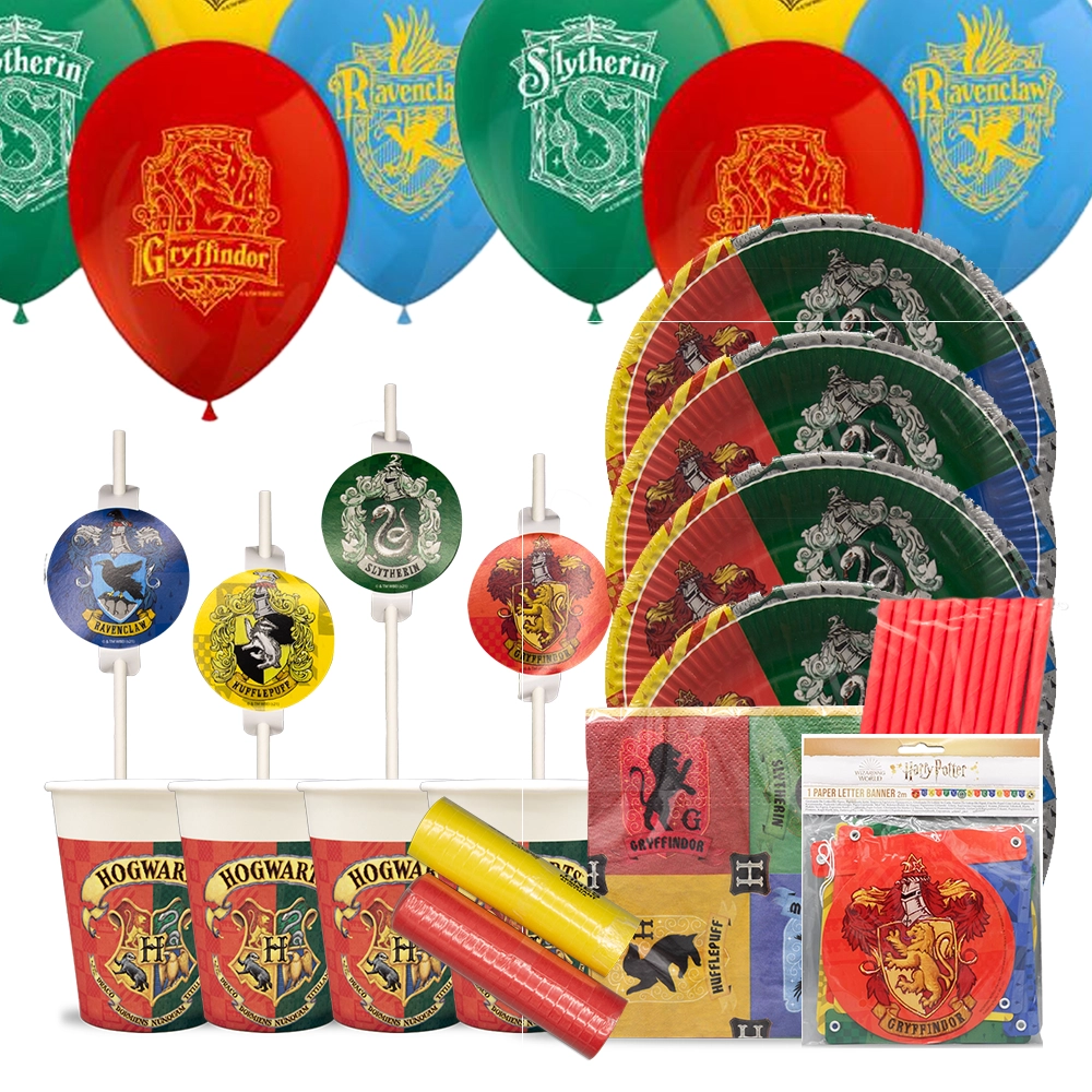 Harry Potter XL Partyset, für 8 Kinder, 148-teilig