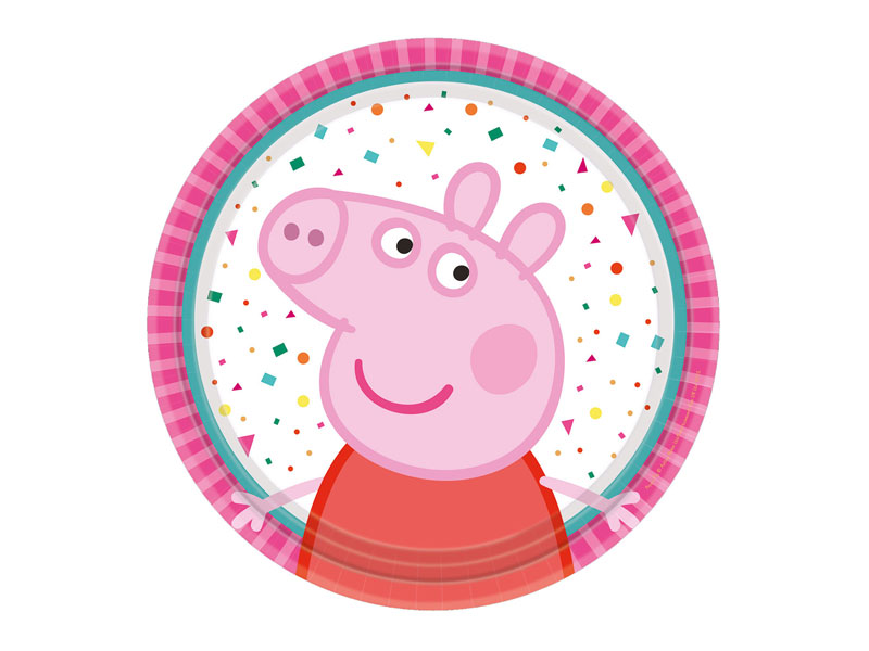 Pappteller Peppa Wutz Partyteller Peppa Pig