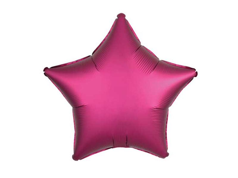 Folienballon Stern pink