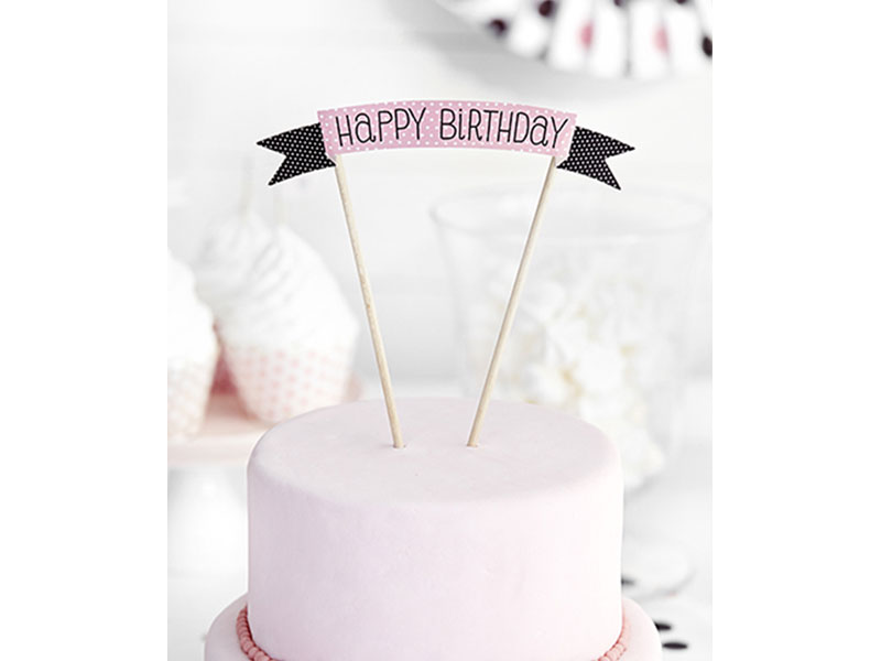 Tortendeko Happy Birthday Cake Topper Geburtstag