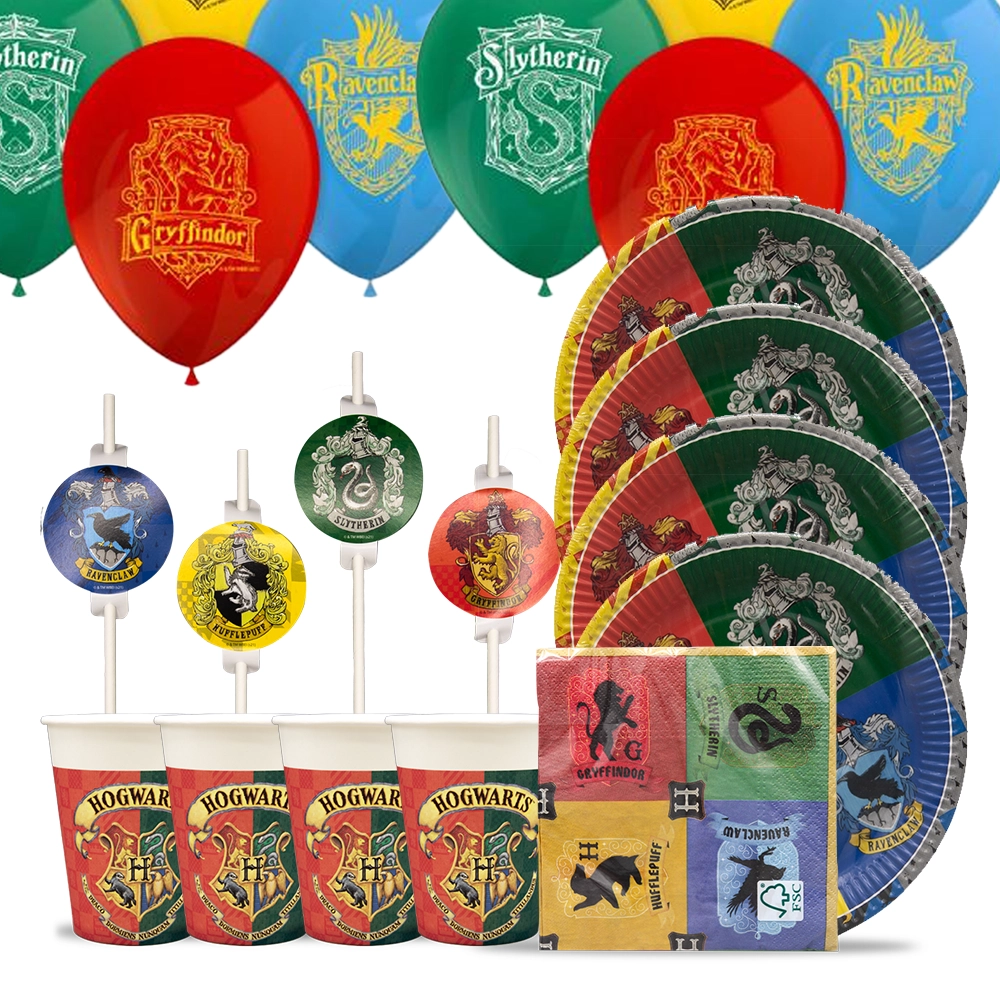 Harry Potter Partyset, für 8 Kinder, 73-teilig