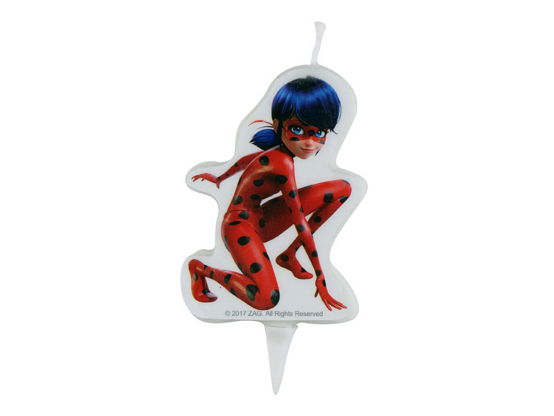 Geburtstagskerze Ladybug Miraculous Kerze