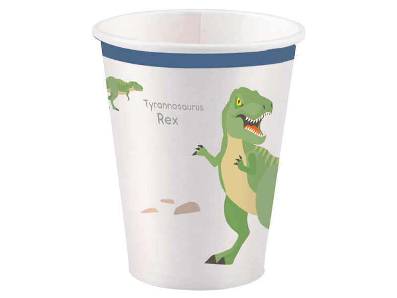 Partybecher Dinosaurier Pappbecher