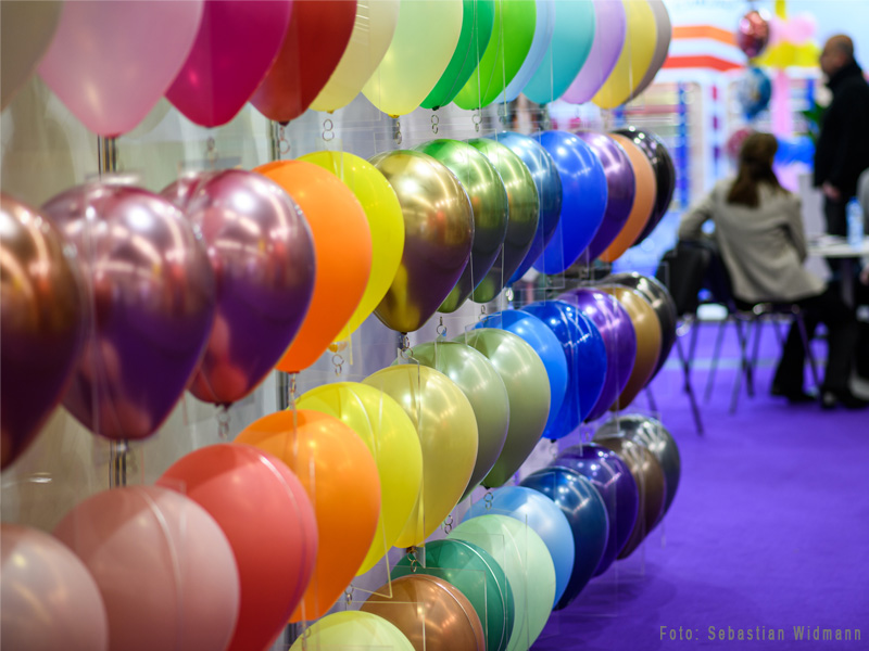 Luftballons auf der Spielwarenmesse Nürnberg