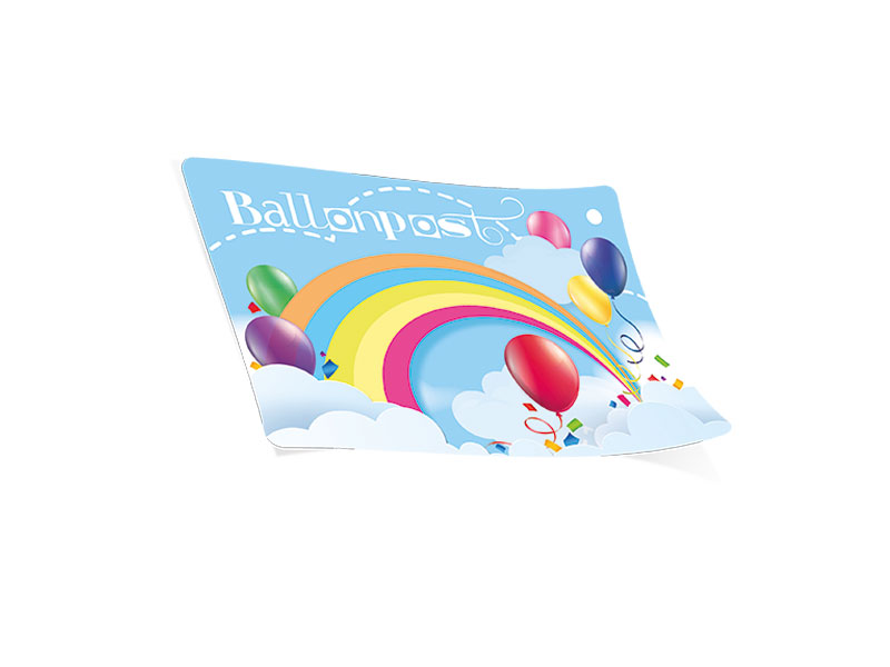 Ballonflugkarte Ballonpost Vorderseite